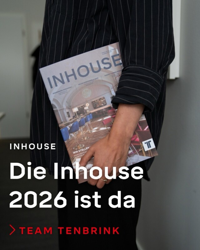 Frischer Lesestoff ist eingetroffen!
Die neue Ausgabe unserer Mitarbeiterzeitung „INHOUSE“ ist da.

Mit spannenden Einblicken in unsere Projekte der letzten Monate. Vom Hotelprojekt in Wien über den Stadionumbau in Dresden bis hin zur Sanierung auf Norderney. Dazu Geschichten aus unserem Team, unserem Alltag und dem, was den Tenbrink Spirit im Miteinander ausmacht.

Jetzt online durchblättern oder gedruckt nach Hause bestellen ➡️ www.tenbrink.de/inhouse 

#tenbrink #generalunternehmer #mitarbeiter #magazin #stadtlohn